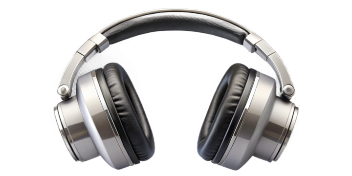 headphones isolated on white background