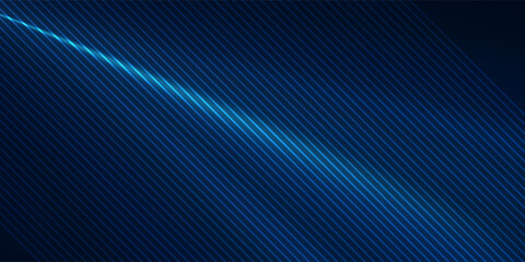 Abstract Blue Light Beam Background. Futuristic technology concept