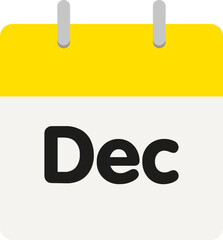 calendar icon yellow