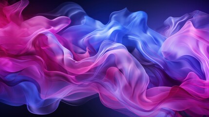 Obraz premium Abstract colorful flowing silk-like design