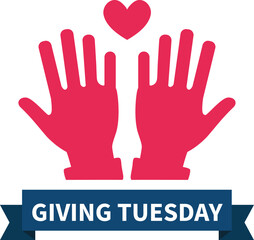 Fototapeta premium Giving Tuesday Design vector