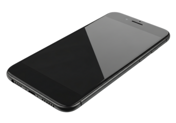 Sleek smartphone modern design isolated on black background for promotion