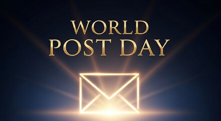 Celebrate World Post Day with a shining message of global connection and communication today