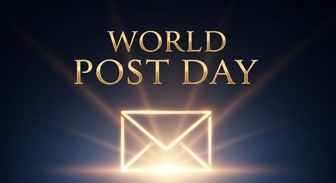 Celebrate World Post Day with a shining message of global connection and communication today