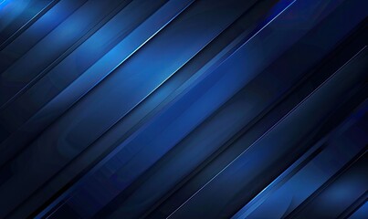 Obraz premium Abstract blue diagonal lines creating a dynamic and modern background suitable for digital design