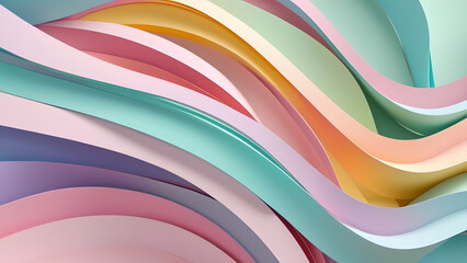 abstract colorful background with waves