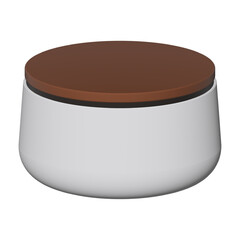 Modern wood top coffee table in neutral tones offers minimalist elegance for contemporary living spaces