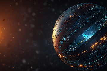 abstract background with bubbles