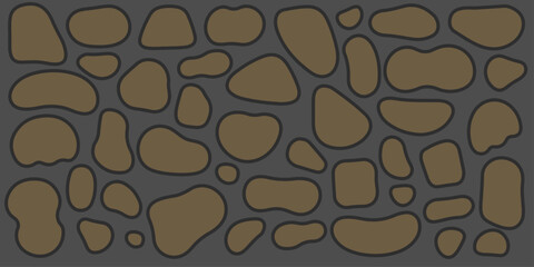 Giraffe skin texture seamless pattern vector. Simple monochrome spotted animal endless texture. Perfect for fabric, textile, etc. Trendy texture for fabric print wallpaper banner. Vector illustration.