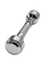 Detailed Silver Torque Wrench on Transparent Background