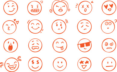 Emoji Faces, Expression Icons, Smileys, Emotion Art, Emoji Sketches, Fun Icons, Cartoon Emotions, Expression Art, Happy Faces, Emotion Graphics, Cartoon Icons, Smile Illustrations, Fun Drawings, Expre