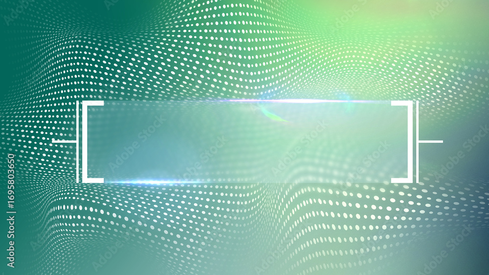 Poster modern digital abstract design featuring soft flowing waves and light reflections