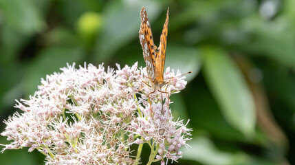 高原で見かけた蝶をマクロレンズで撮影