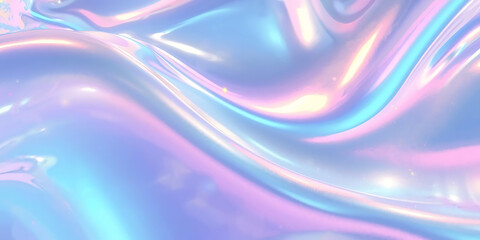 Obraz premium Iridescent Pastel Flow