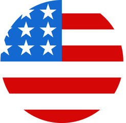 american flag button