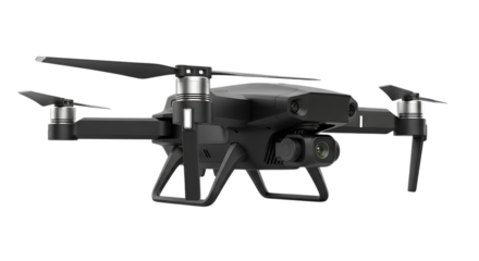 Drone isolated on transparent background