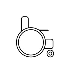 wheelchair flat icon logo illustration vector isoalated, suitable for web design , logo , app and more