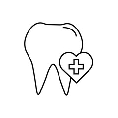 tooth care flat icon logo illustration vector isoalated, suitable for web design , logo , app and more