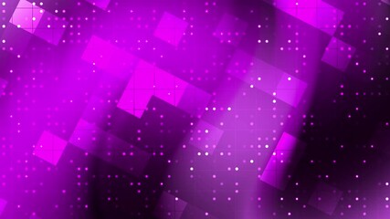 Abstract Purple Background With Geometric Squares And Shimmering Glowing Dots For Branding Walls, Motion Posters, Presentation Slides, Event Projections, And Digital Creative Interfaces