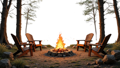 Flames dance from burning candles in a church and fireplace, casting a hot, red-orange blaze