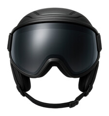 Fototapeta premium Ski helmet visor with tinted lens for sun protection