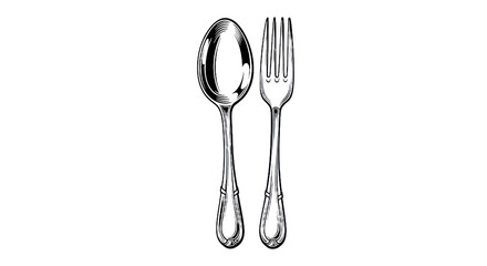Silverware set illustration