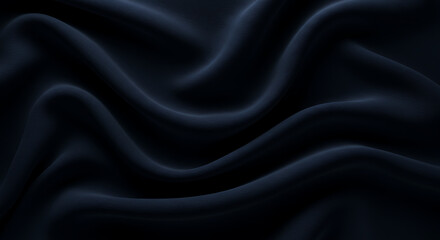 Fototapeta premium dark fabric wave abstract background