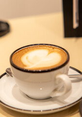 cup of coffee with milk