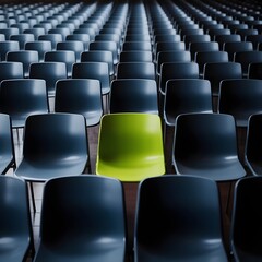 Fototapeta premium empty stadium seats