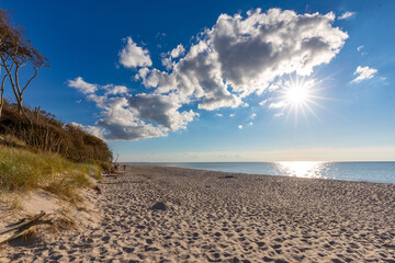 Abends am Darßer Weststrand.