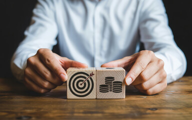 Business Strategy with Target and Financial Growth Blocks
