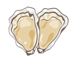 生ガキのイラスト