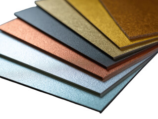 A fan of colorful, textured sheets