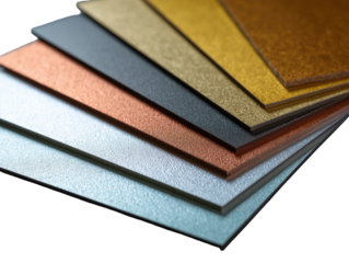 A fan of colorful, textured sheets