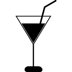 black glass silhouette vector