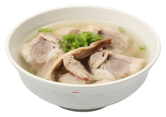 PNG Pork bone soup chinese food meal dish.