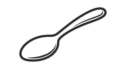 Simple spoon illustration