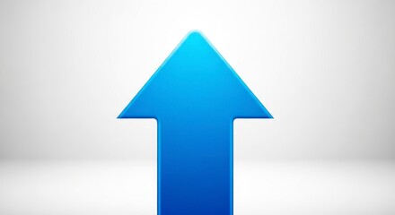 Upward arrow graphic