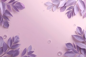 Soft Purple Diamond Aesthetic Branding & Poster Art Studio

