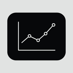 Silhouette graph chart business infographic illustration progress vector illustrator