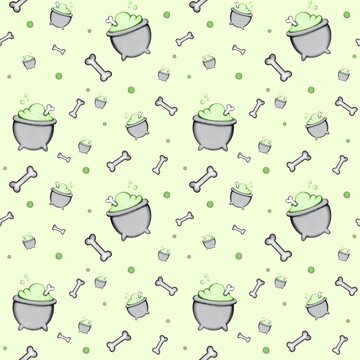 15 Halloween Seamless pattern, 300 DPI, 5000xx5000 px