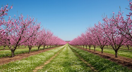 Fototapeta premium blooming cherry tree