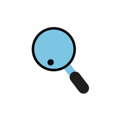 search logo icon illustration flat