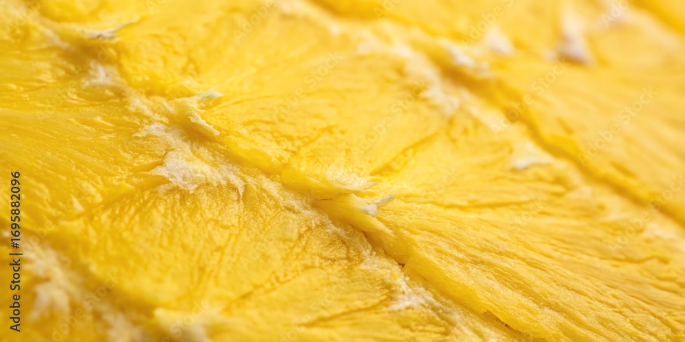 Poster vibrant abstract textured surface with warm yellow and golden hues creating depth and movement