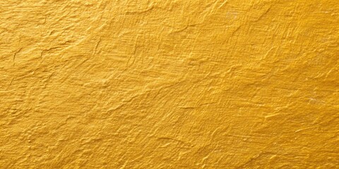 Close up full frame shot of a rich textured golden yellow abstract surface