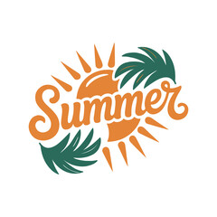 Obraz premium Summer T-Shirt and Vector Design Collection