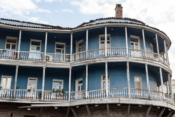 Remains of Old town district of Tbilisi, the capital of Georgia