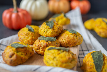 healthy home made Pumpkin scones