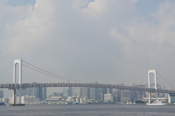 豊洲ぐるり公園からみたレインボーブリッジ　令和7年9月10日（水）