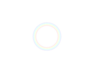 White magic burst with rainbow ring &ndash; Soft-edge glow FX, spell casting effect, circular aura, fantasy light bloom, magical power ring, particle VFX